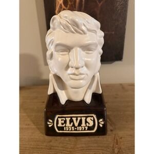 Vintage McCormick Elvis Presley Bourbon Whiskey Decanter 1977 Limited Edition
